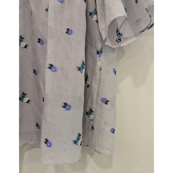 Stella Nova Floral Print Gauze Blouse Size Medium Size 8 - Picture 2 of 8